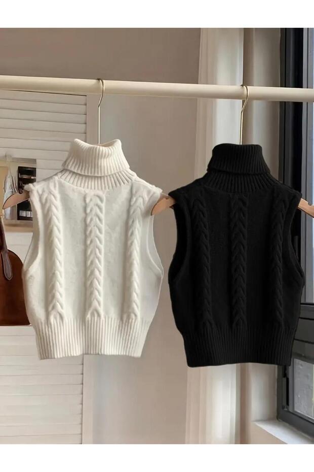 Dgn's Hair Braided Full Fisherman Women's Knitwear Sweater