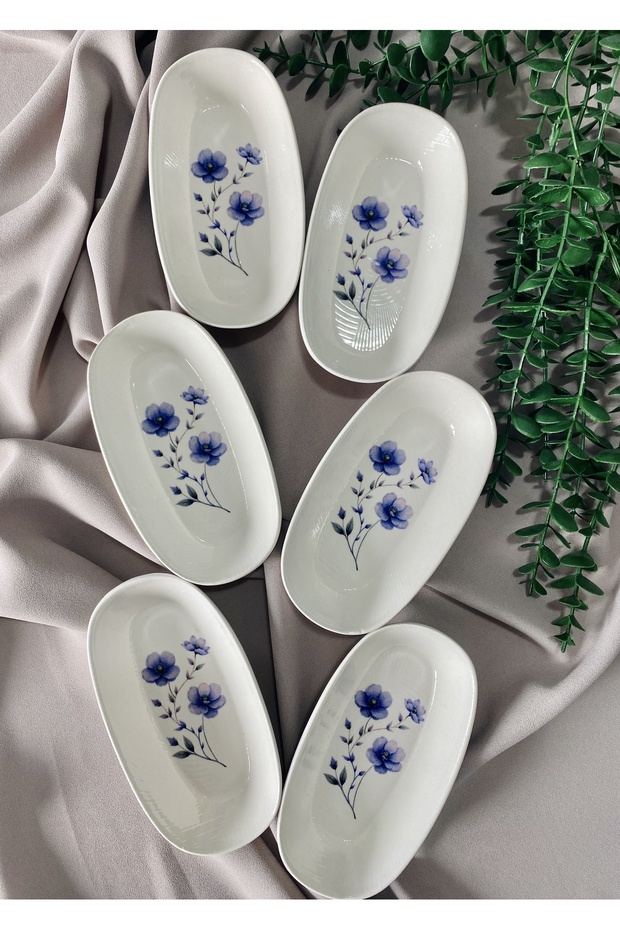 Purple Violet Model 6 Oval Plates