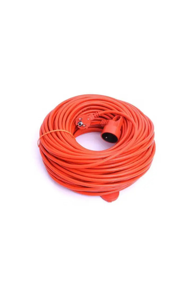 Extension cable 25 m, with plug and socket with grounding and protection - - 3