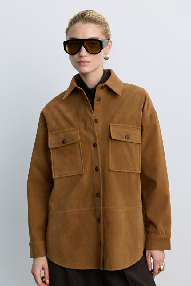 CAMEL SÜET GÖMLEK - 4