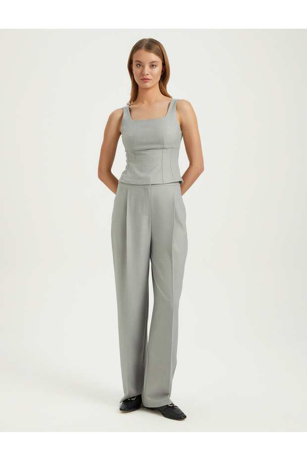 Robalı Askılı Bluz - 1