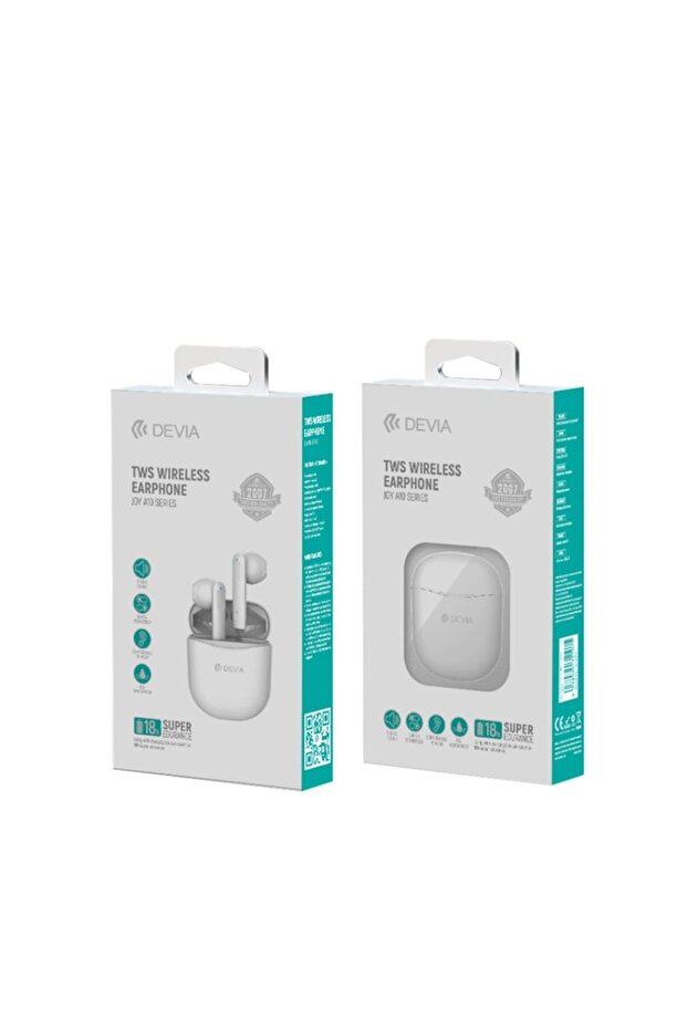 Joy A10 Bluetooth TWS Earbuds - White - 2
