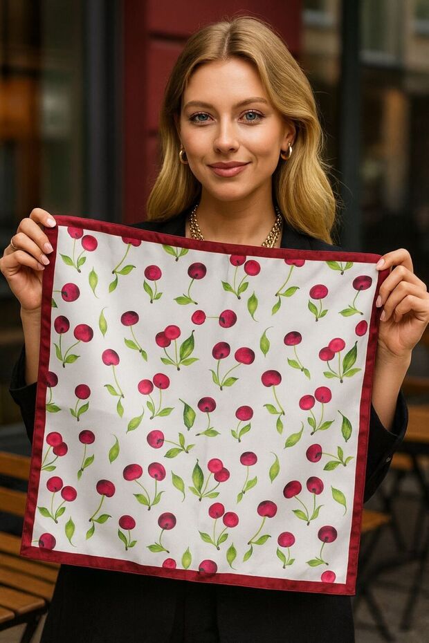Flr5 Patterned Women's Scarf 50X50 cm