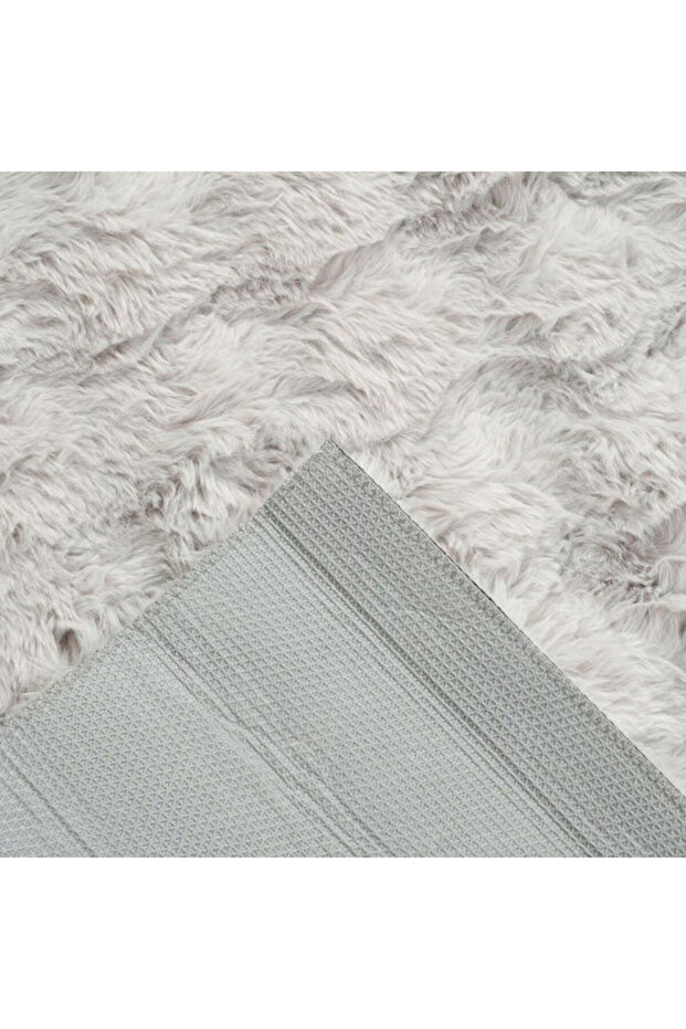 Soft Bubble Post Halı - Gri - 80x140 cm - 3