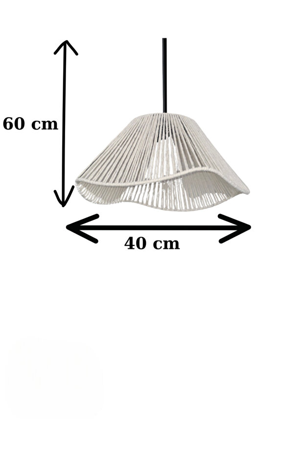El Yapımı Bohem Makrome Avize Salon,Oturma Odası,Yatak Odası Avize - 7