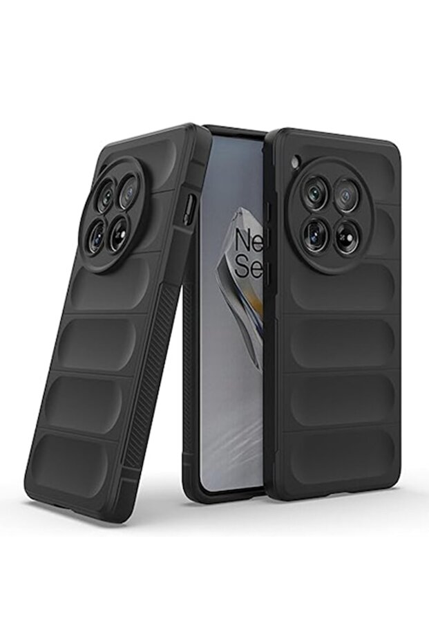 Case for OnePlus 12 (P423), Polyurethane, Black - 1