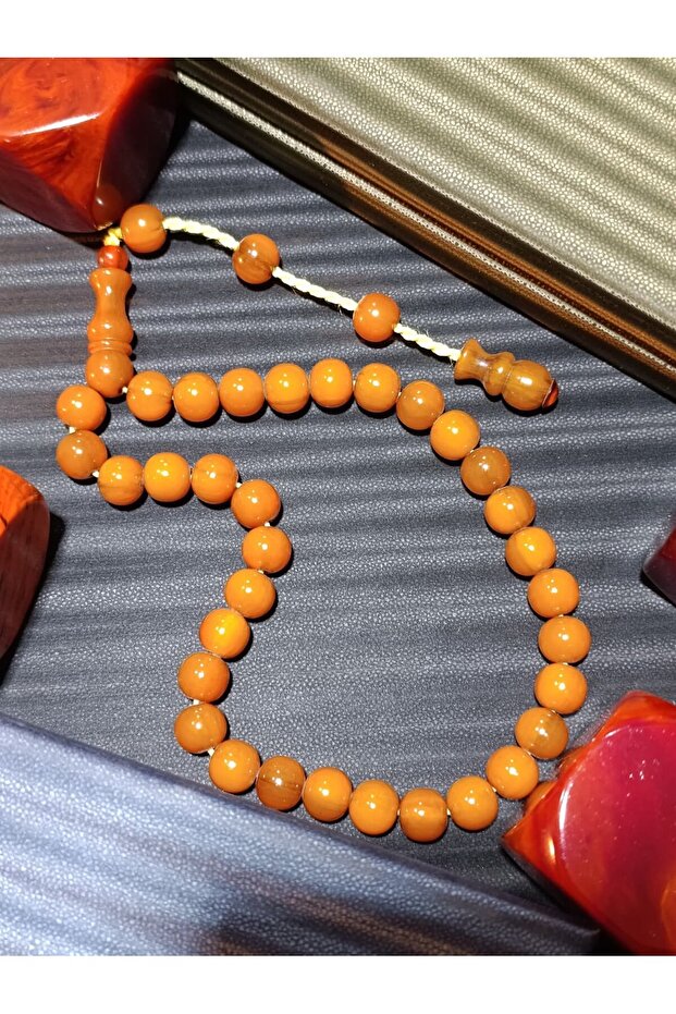 Rod Amber Rosary Yellow Color