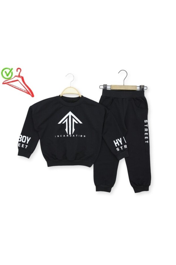 Atabay 404-10-25 Men's 2-Piece Set with Incardation Print, Age 6/9