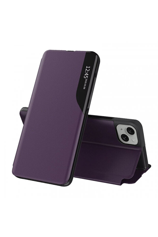 Case for Apple iPhone 15 Plus, Techsuit, eFold, Purple - 1