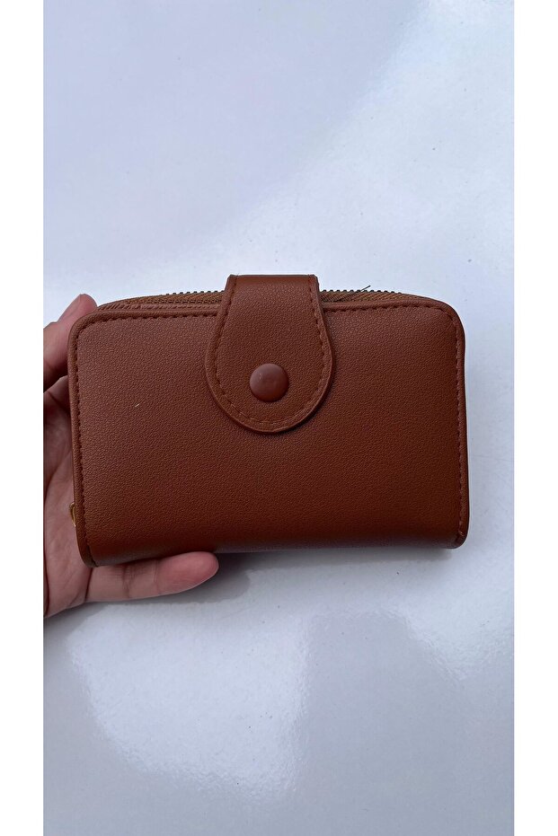 David Polo Women's Wallet with Card Holder Compartment, Paper and Coin Compartment, Zipper and Snap Closure