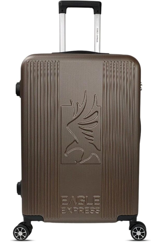 Ramble 20" ABS Hard Luggage - Brown + 1-Year
