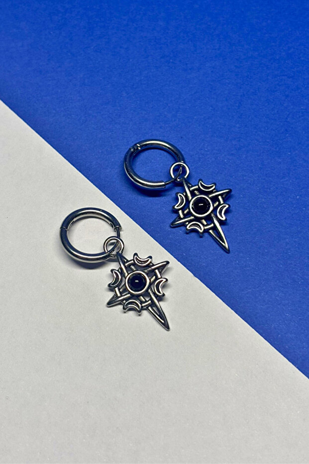 Modern Design Stainless Steel Men's Earrings