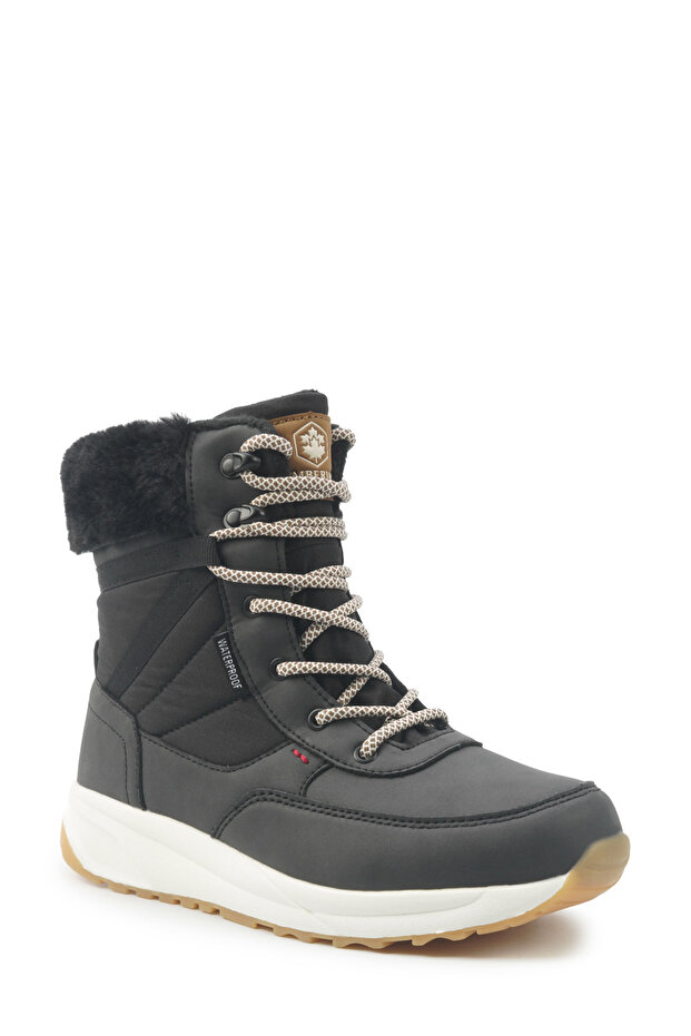 AFTER 5PR Siyah Kadın Kürklü Bot - 2