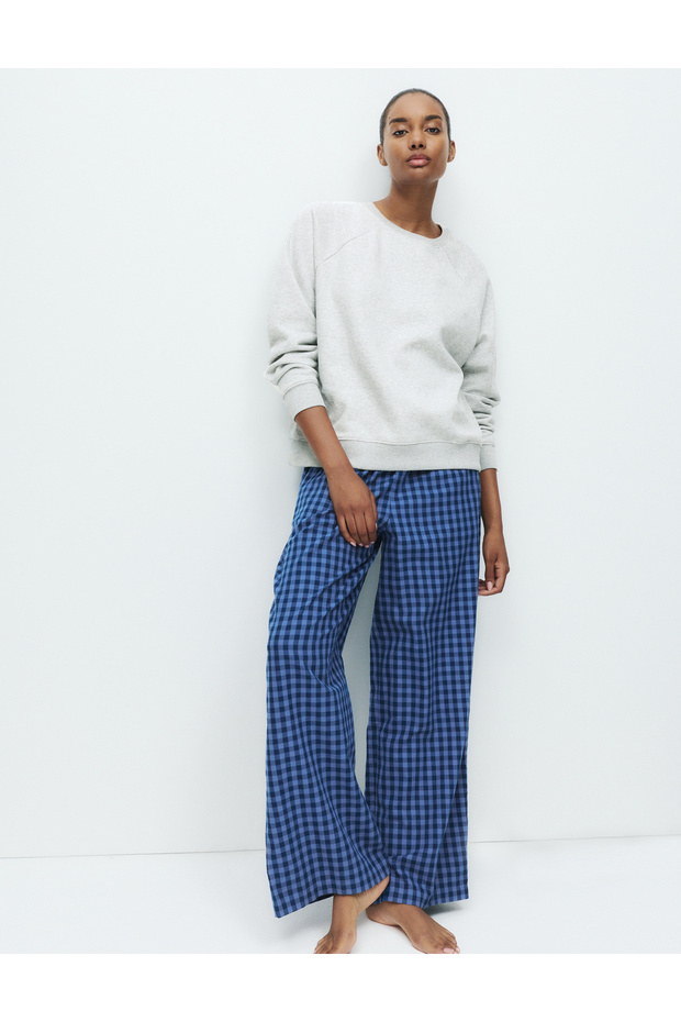 Supersoft Kareli Pijama Takımı - 1