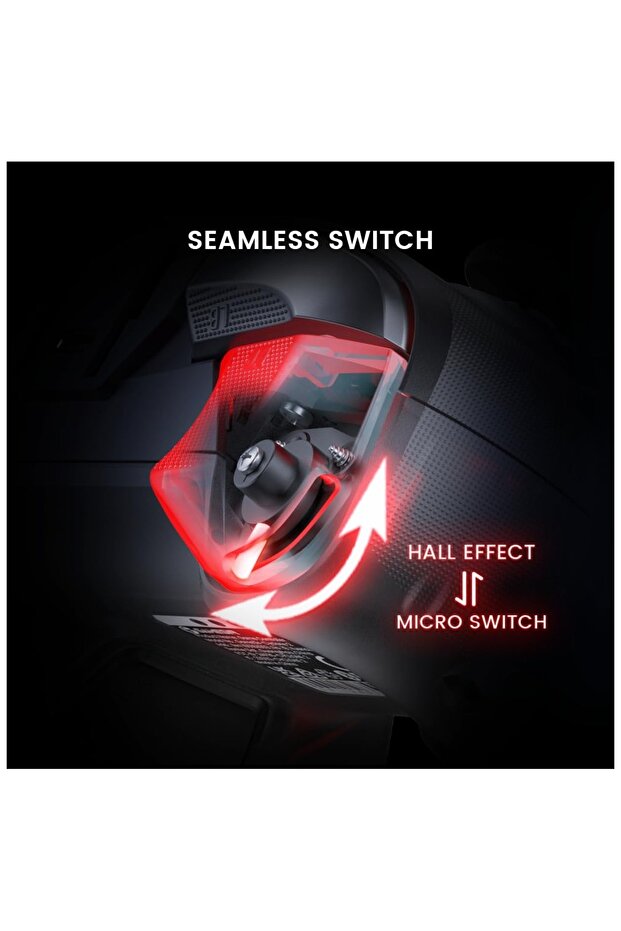 Professional Wireless Controller (PC/Switch/Mobile) with RGB, Gyroscope, and Hall Effect Sticks and Buttons - 4