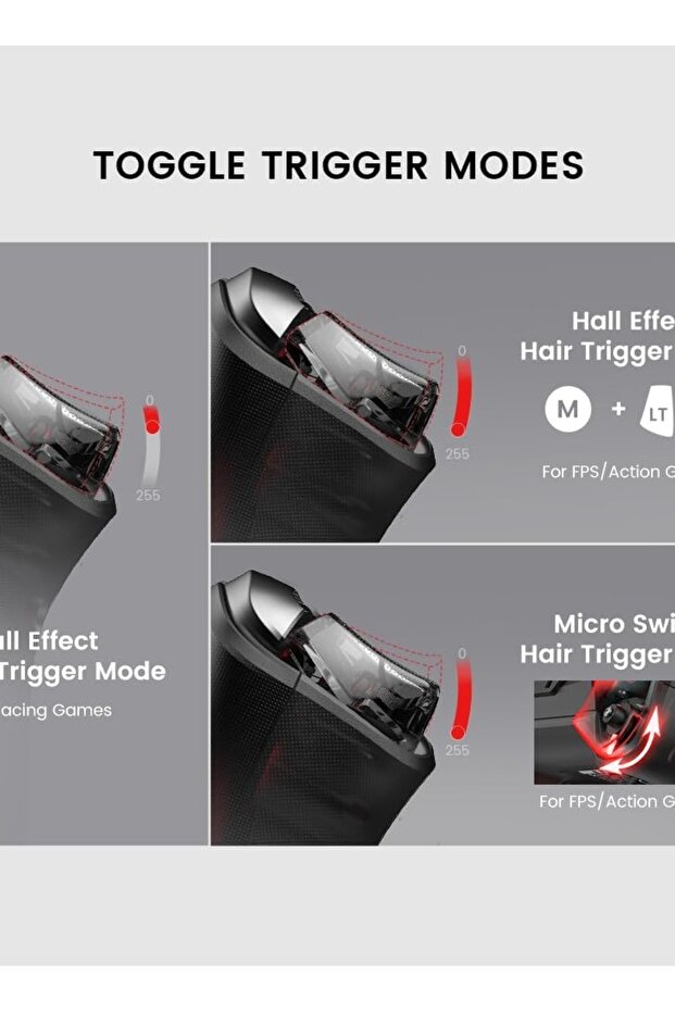 Multi-device wireless controller (Switch/PC/iOS/Android). TMR/Hall Effect technology and 6-axis gyro. - 7