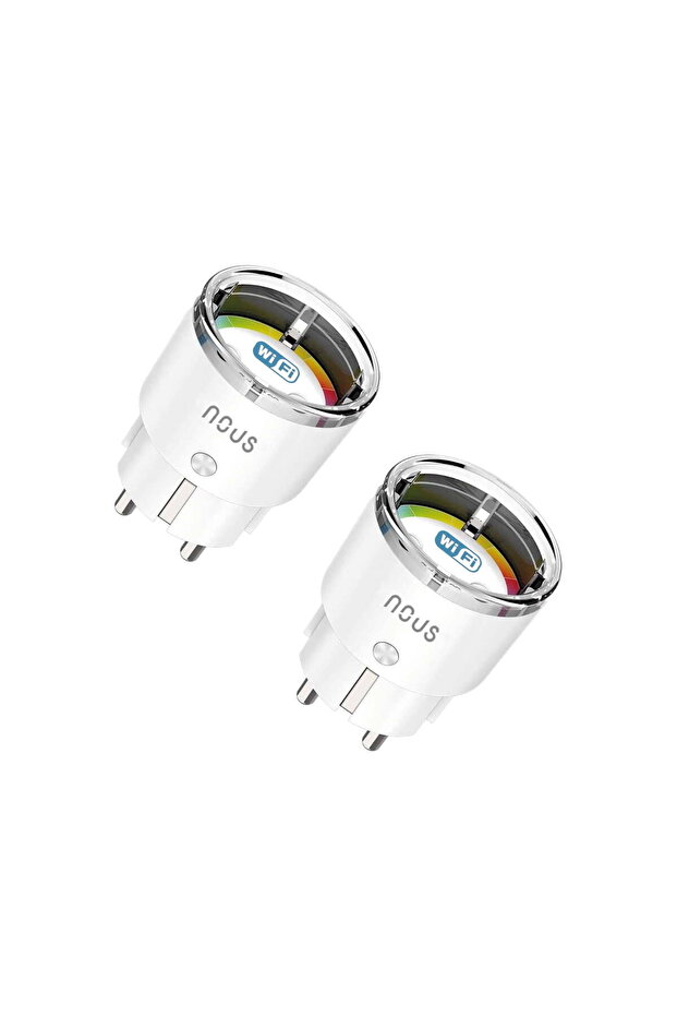 Smart WiFi socket with energy consumption monitoring, Nous, A1, 2 pcs. - 1