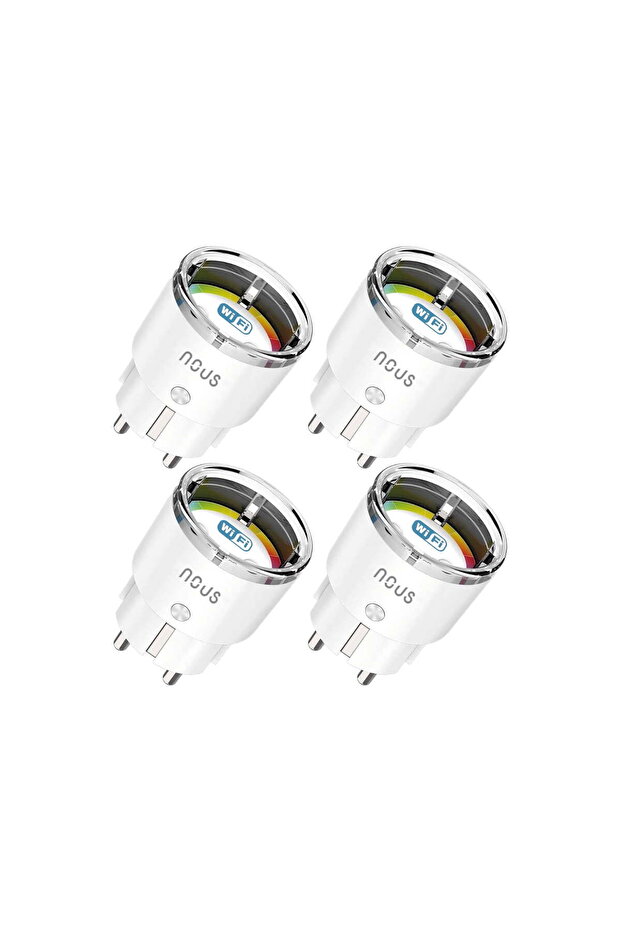 Smart WiFi socket with energy consumption monitoring, Nous, A1, 4 pcs. - 1