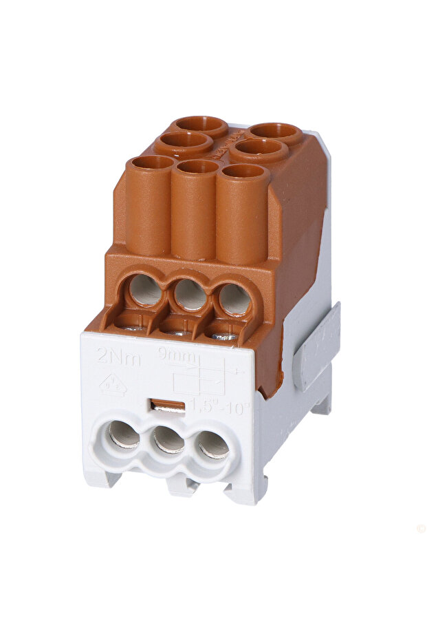 Distribution block SDB 100 AlCu 80010 SIMBLOCK brown - 3