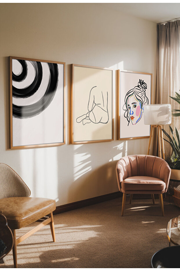 Unframed Boho Style Canvas Poster – Digital Print on Matte Canvas - BOHO 100 - 5