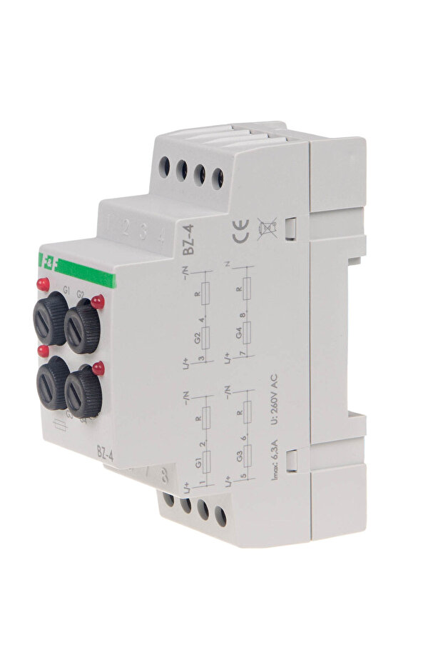 BZ4 fuse module, four-socket, I63A, 2 modules - 1
