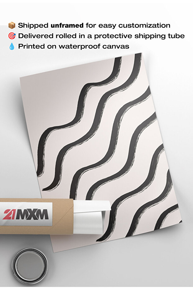 Unframed Boho Style Canvas Poster – Digital Print on Matte Canvas - BOHO 84 - 7