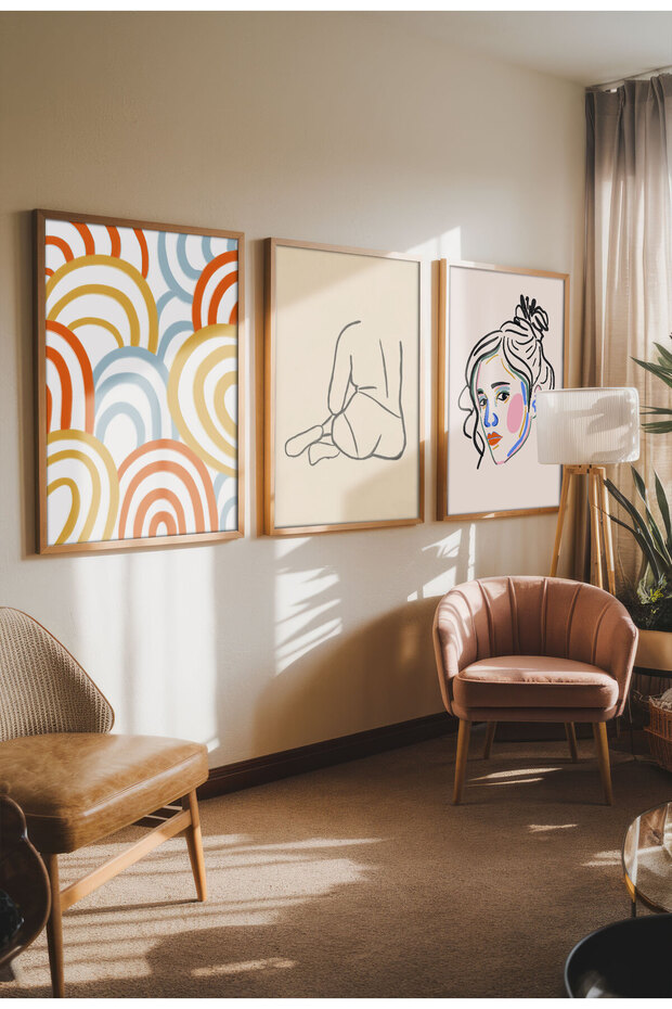 Unframed Boho Style Canvas Poster – Digital Print on Matte Canvas - BOHO 87 - 5