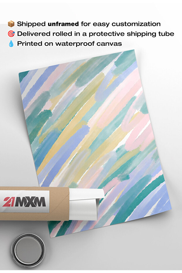 Unframed Boho Style Canvas Poster – Digital Print on Matte Canvas - BOHO 89 - 7