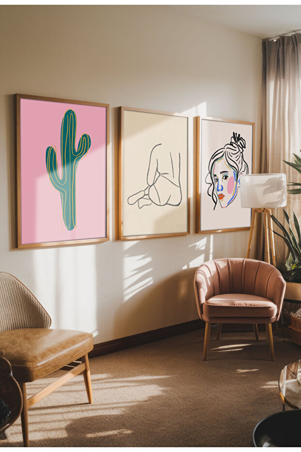 Unframed Boho Style Canvas Poster – Digital Print on Matte Canvas - BOHO 95 - 4