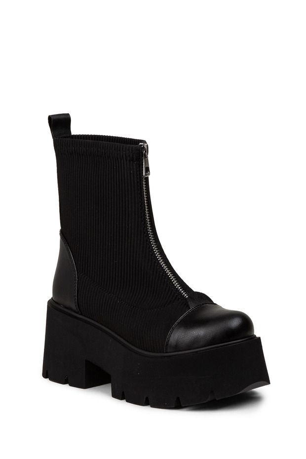 Kadın Siyah Streç Bot - 5