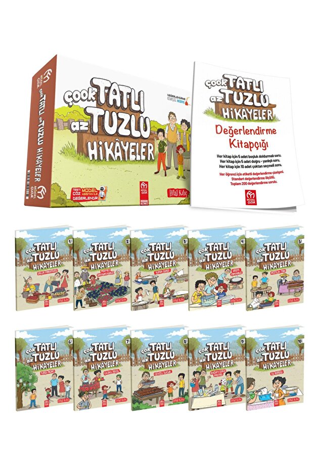Çook Tatlı Az Tuzlu Hikayeler - 10 Kitap