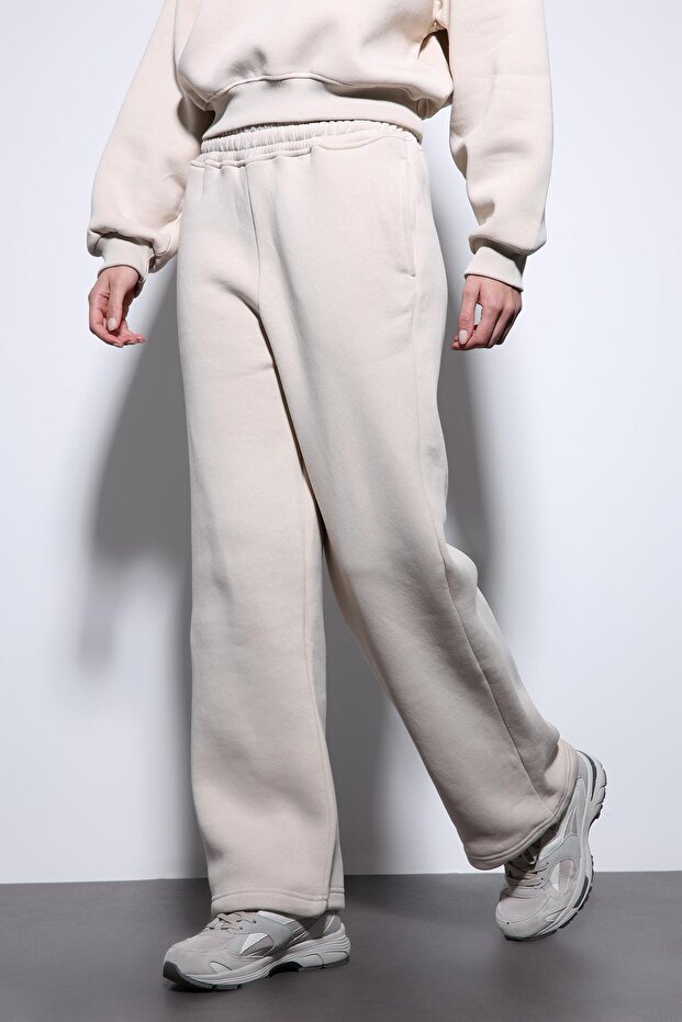 Taş Basic Ayarlanabilir Paça Kadın Eşofman Altı - 2