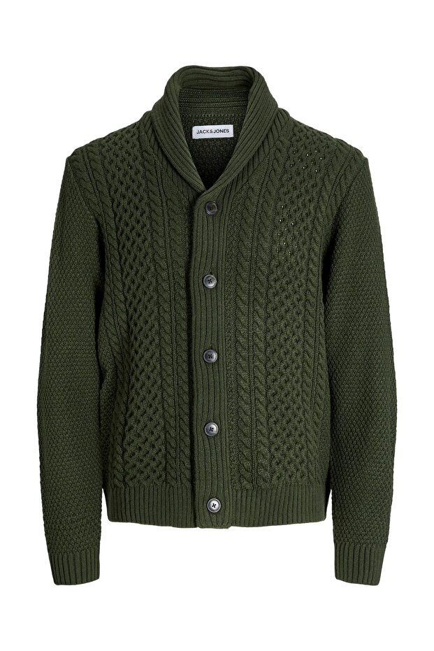 Strickjacke Einfarbig Strickjacke - 2