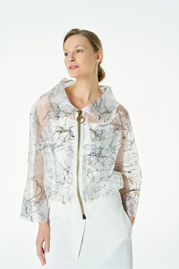 Leominor Ceket - Beyaz - 2