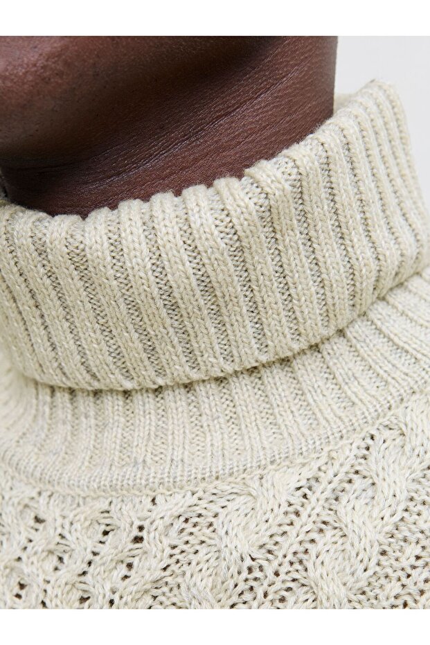 Rollkragenpullover Einfarbig Rollkragenpullover - 6