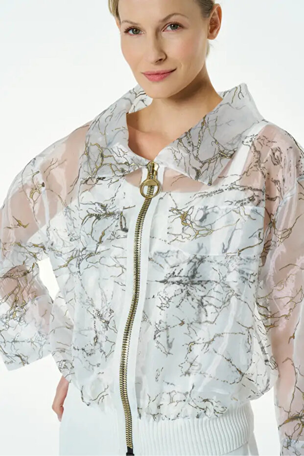 Leominor Ceket - Beyaz - 3