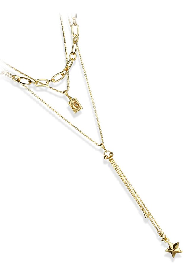 الثنائي مزيج سلسلة قلادة - 2