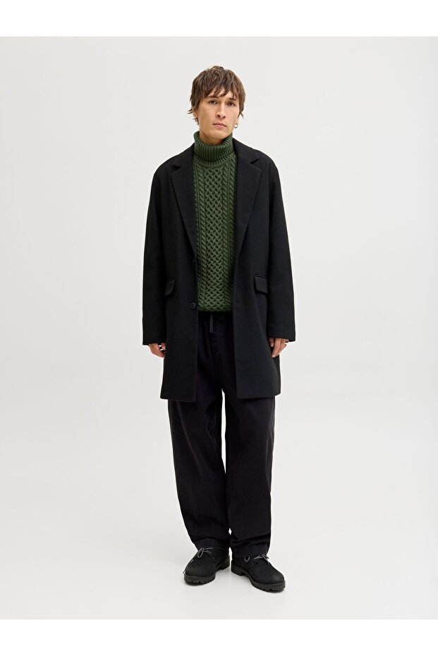 Rollkragenpullover Einfarbig Rollkragenpullover - 4
