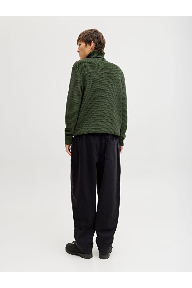 Rollkragenpullover Einfarbig Rollkragenpullover - 3