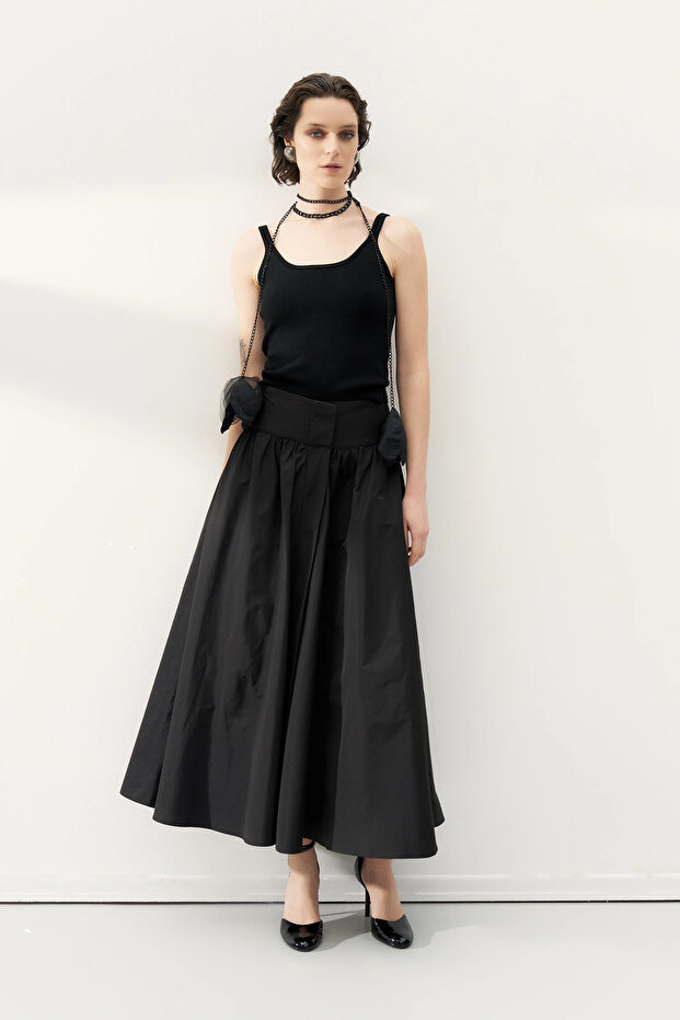 Tafta Etek - Siyah - 4