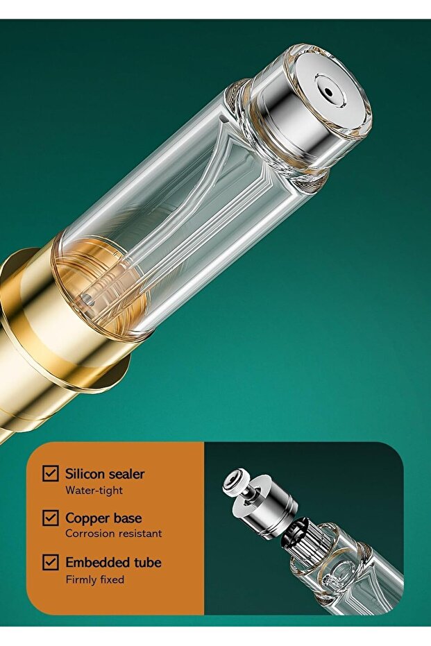 5ml Travel Atomizer,Mini Refillable Empty Spray Perfume Bottle,Portable Empty Container,red+gold - 2