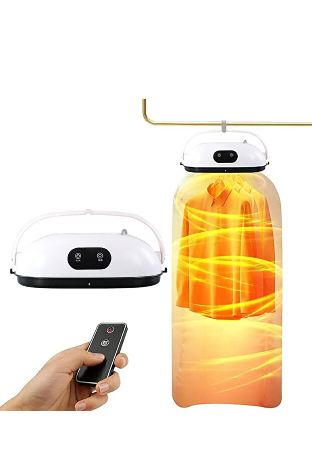 Premium Mini Portable Clothes Dryer - 600W Fast-Drying Machine with UV Light,