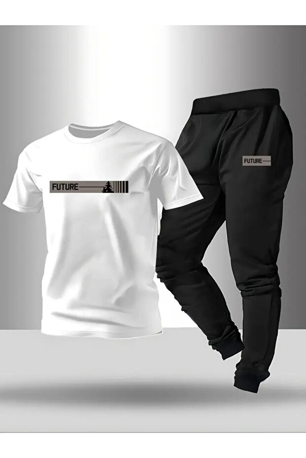 Unisex Printed Oversize Sports Special Design Tracksuit Set