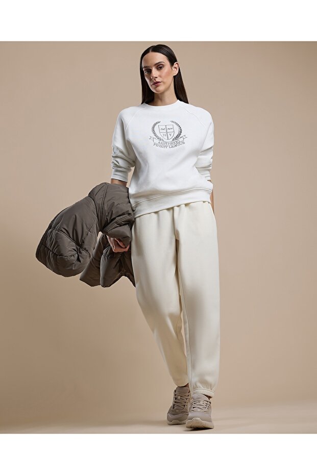 بنطال رياضي سادة مع خصر برباط - 1