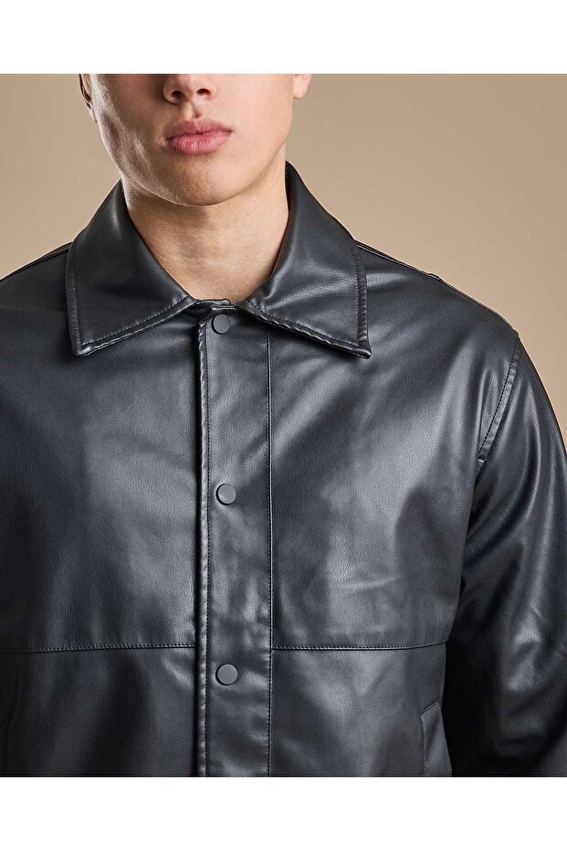 سترة صلبة مع سحاب للإغلاق - 5