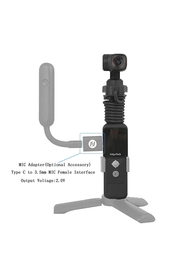 FeiyuTech Pocket 2 S Wearable & Handheld 3-Axis Stabilized Action Camera - 3