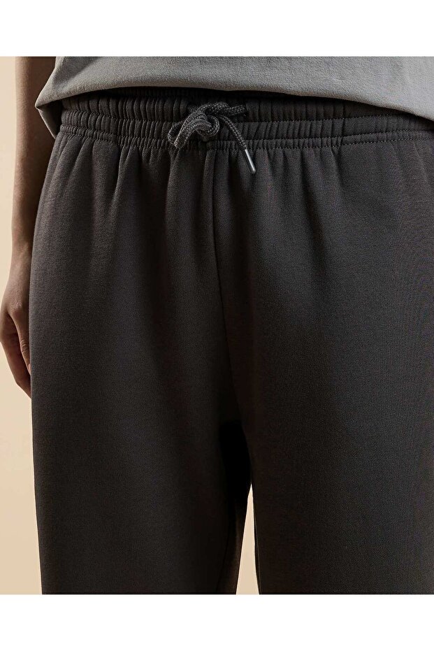 Solid Joggers with Drawstring Waist - 5