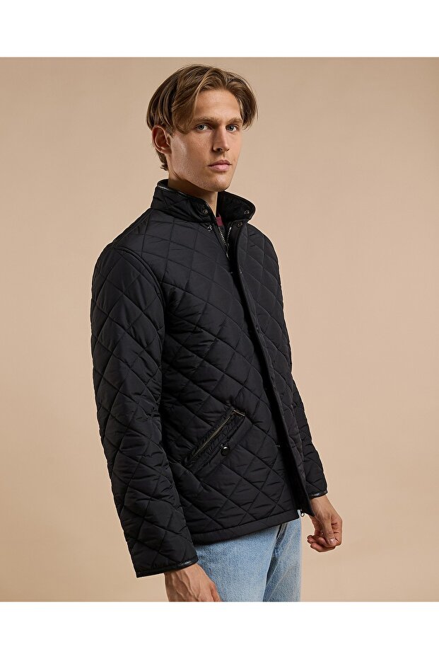 سترة مبطنة مع إغلاق بأزرار - 3