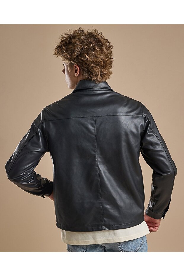 سترة صلبة مع سحاب للإغلاق - 4