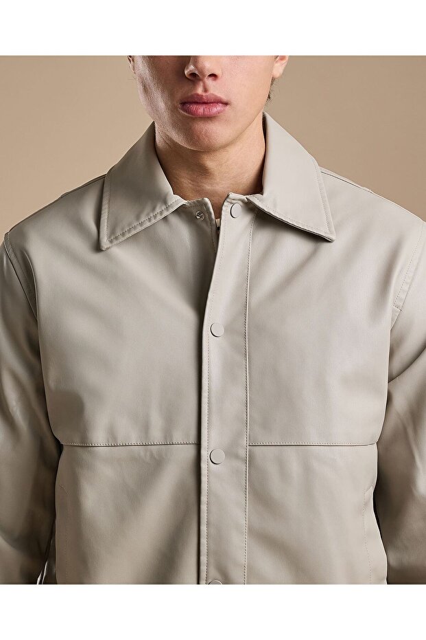 سترة صلبة مع سحاب للإغلاق - 5